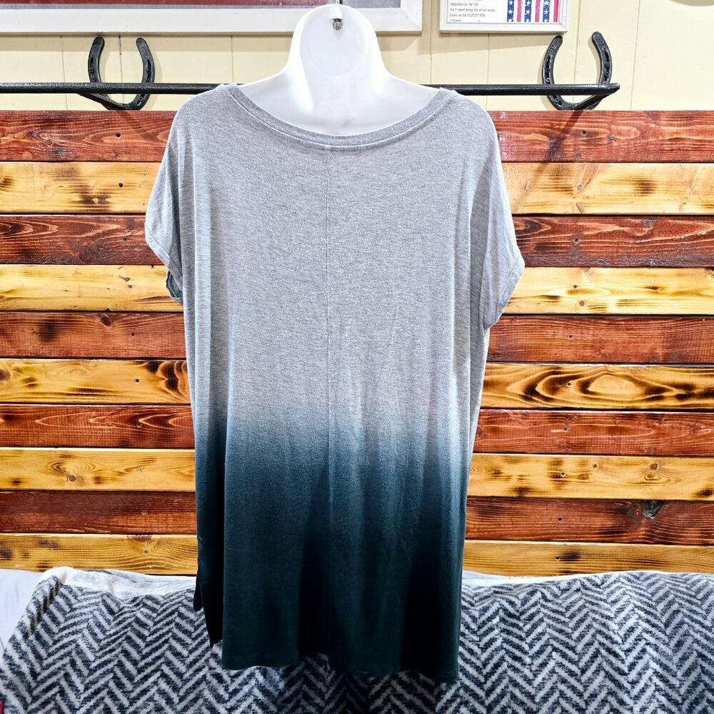 American Eagle Soft & Sexy Dip Dye Ombre Arrow T-Shirt Distressed Grunge XS S
